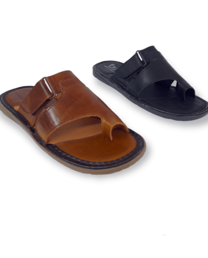 Chinelo dedo em pele