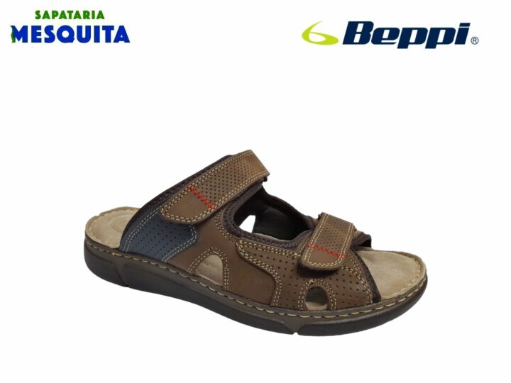 Chinelo de homem com dois velcros