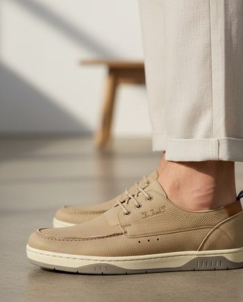 sapato de homem cityport (the franks)  em pele nobuk beje