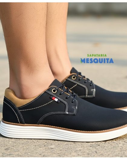 sapatilha/sapato de homem cor preta
