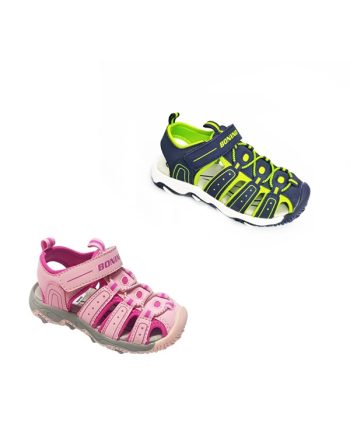 sandalias fechadas para menino e menina