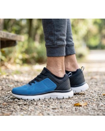 sapatilha para homem de desporto (double memory)azul com preto