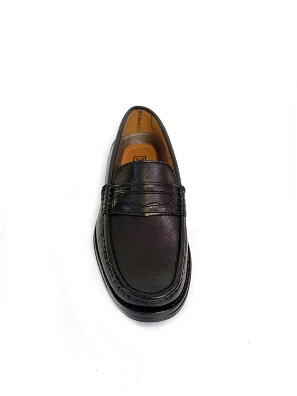 Sapato Social Masculino Preto Estilo Mocassim com Sola de Borracha