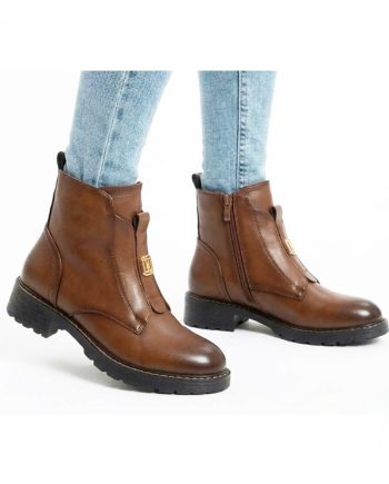 bota de senhora  jml296 saltars cor camel