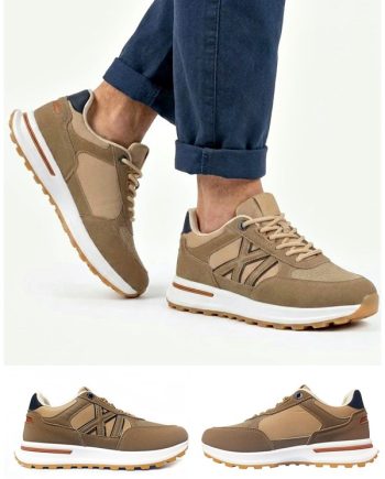 sapatilha para homem bonino cor khaki